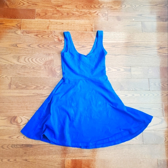 Blue Skater Dress (donated) - Picture 1 of 2